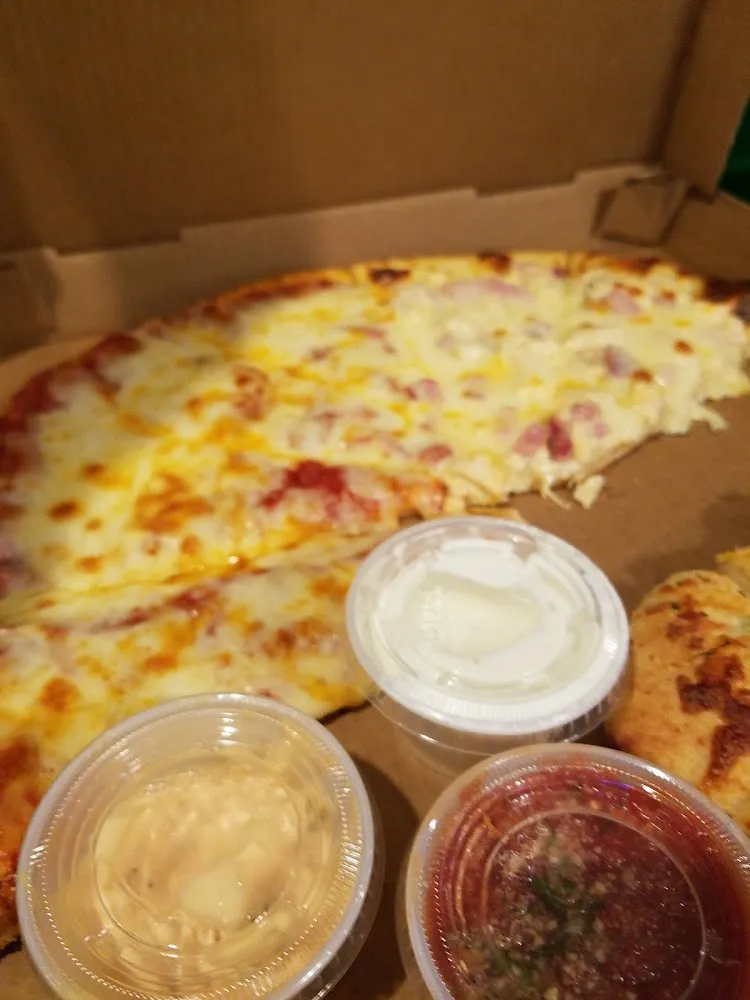 Half Pepperoni Half Chicken